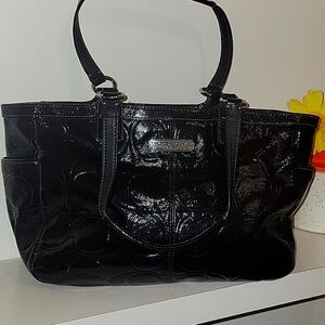 Coach leather handbag